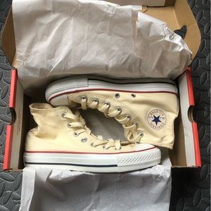 NWOT Converse Chuck Taylor All Star High Top Natural Ivory Size Women 5 / Men 3